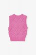 画像2: 【正規取扱店販売品】GANNI  ガニ―  PINK VEST　ピンクベスト (2)