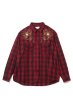 画像1: MAYO　WOOL EMBROIDERY CHECK SHIRT JACKET (1)