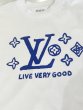 画像2: EGY BOY エギーボーイ LIVE VERY GOODTシャツ(BLUE LOGO) (2)