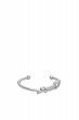 画像1: DIESEL Dx1448 Stainless Steel Cuff Knot Bracelet　ディーゼル  ブレスレット (1)