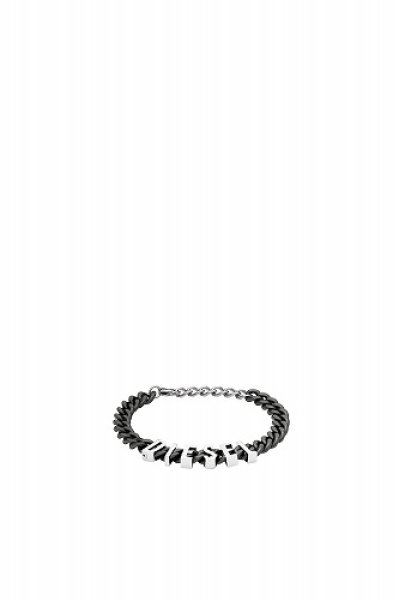 画像1: DIESEL Dx1486 jewel Two-Tone stainless steel chain bracelet ディーゼル ジュエリー ブレスレット (1)