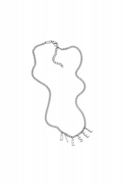 画像1: DIESEL Dx1494 jewel Stainless steel chain necklace ディーゼル ネックレス (1)