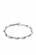 画像1: DIESEL dx1536040 Stainless Steel Interlocking D Logo Chain Bracelet ディーゼル  ブレスレット (1)