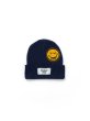 画像1: 【Perfect ribs®︎×A LOVE MOVEMENT】"SMILE Patch" Rib Beanie Cap (1)