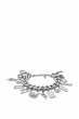 画像1: DIESEL Dx1523 jewel Stainless steel charm chain bracelet ディーゼル ジュエル ブレスレット  (1)