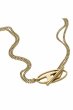 画像2: DIESEL Dx1567710 jewel Gold-Tone Stainless Steel Chain Necklace ディーゼル ネックレス (2)