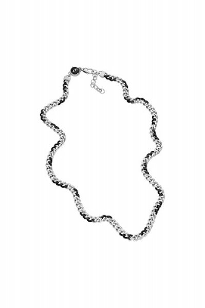 画像1: DIESEL Dx1499 Two-Tone stainless steel chain necklace ディーゼル ネックレス (1)