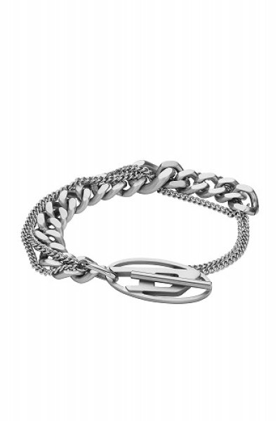 画像1: DIESEL Dx1550040 jewel Stainless Steel Chain Bracelet ディーゼル ジュエル ブレスレット  (1)