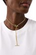 画像5: DIESEL Dx1567710 jewel Gold-Tone Stainless Steel Chain Necklace ディーゼル ネックレス (5)