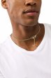 画像4: DIESEL Dx1567710 jewel Gold-Tone Stainless Steel Chain Necklace ディーゼル ネックレス (4)