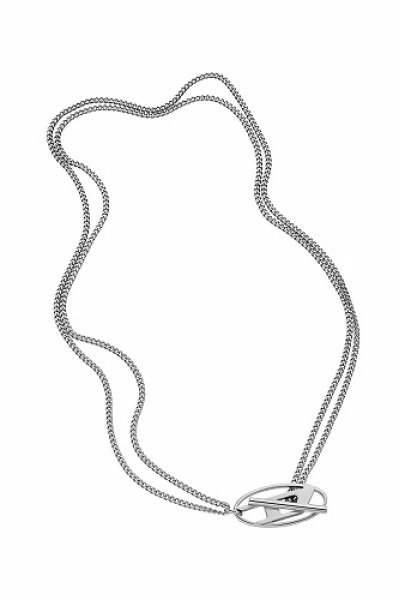 画像1: DIESEL Dx1534040 Stainless Steel Chain Necklace ディーゼル ネックレス (1)