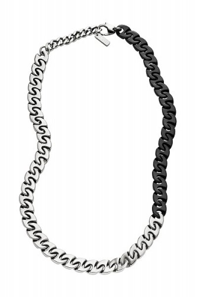 画像1: DIESEL Dx1530931 Two-Tone Stainless Steel Chain Necklace ディーゼル ネックレス (1)