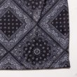 画像8: THE SWINGGGR  BANDANA PATTERN POLO-SH, BLACK (8)