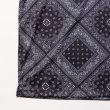 画像7: THE SWINGGGR  BANDANA PATTERN POLO-SH, BLACK (7)