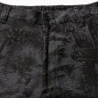 画像3: THE SWINGGGR  BOTANICAL PATTERN SHORTS, BLACK (3)