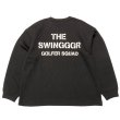 画像2: THE SWINGGGR  WAFFLE L-T-SH,BLACK (2)