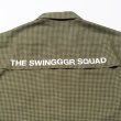 画像4: THE SWINGGGR  OPEN SHIRT, GREEN CHECK (4)