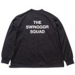 画像2: THE SWINGGGR  MOCK NECK L/TEE - B, BLACK (2)