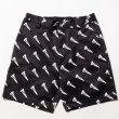 画像2: THE SWINGGGR  PIN PATTERN SHORTS, BLACK (2)