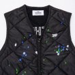 画像6: THE SWINGER　QUILT VEST, PAINTED, BLACK (6)