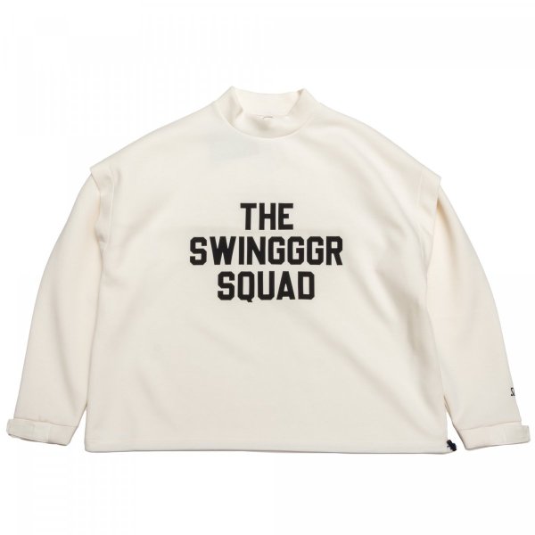 画像1: THE SWINGER　PUNCH MOCK NECK - B, WHITE (1)