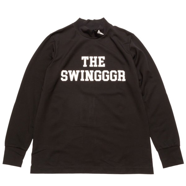 画像1: THE SWINGER　PUNCH MOCK NECK L/T-C, BLACK (1)