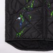 画像3: THE SWINGER　QUILT VEST, PAINTED, BLACK (3)