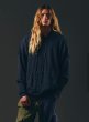 画像1: Greg Lauren DROP HOODIE NAVY (1)