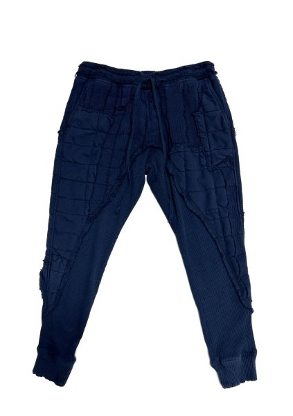 画像1: Greg Lauren STITCHWORK 50/50 PANT NAVY (1)