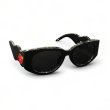 画像1: CASABLANCA Black The Memphis Sunglasses (1)