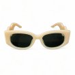 画像2: CASABLANCA Off White The Memphis Sunglasses (2)