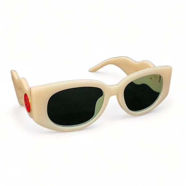 画像1: CASABLANCA Off White The Memphis Sunglasses (1)