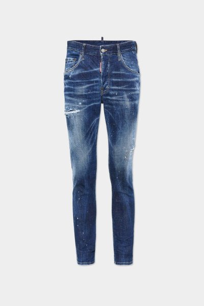 画像1: DSQUARED2 DARK EASY WASH SKATER JEANS (1)