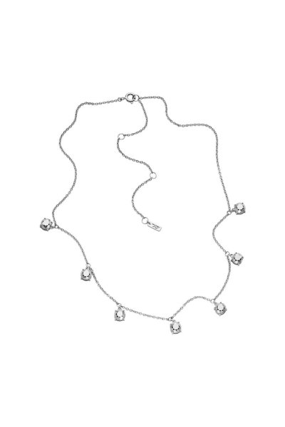 画像1: DIESEL dl1360  jewel  Sterling Silver Chain Necklace (1)