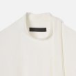 画像3: th products　TARO HORIUCHI (WOMEN'S) 　Tie Collar Gathered Top / white (3)