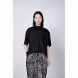 画像6: th products　TARO HORIUCHI (WOMEN'S) 　Tie Collar Gathered Top / black (6)