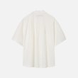 画像2: th products　TARO HORIUCHI (WOMEN'S) 　Tie Collar Gathered Top / white (2)