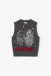 画像1: GANNI ガニー Grey Graphic Cats Vest (1)