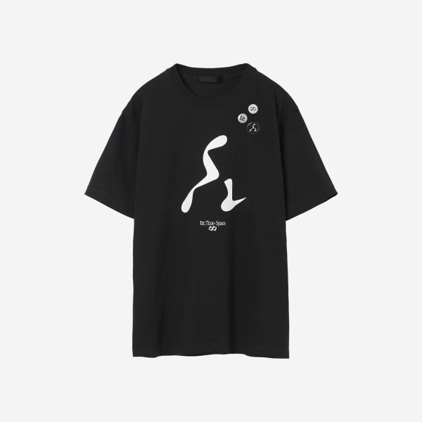 画像1: th products　TARO HORIUCHI  Graphic Print Tee / black (1)