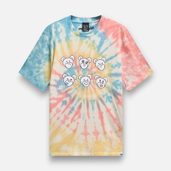 画像1: inBetweeners Tie Dye Bear T-Shirt (1)