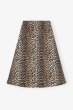 画像2: GANNI ガニー Leopard Printed Elasticated Maxi Skirt (2)