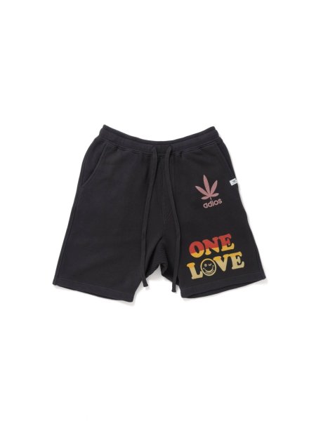 画像1: 【Perfect ribs®︎×A LOVE MOVEMENT】"ONE LOVE" Sweat Short Pants (1)