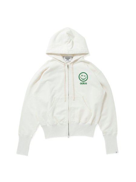 画像1: 【Perfect ribs×A LOVE MOVEMENT】"PEACE & LOVE" Basic Zip Hoodie (1)