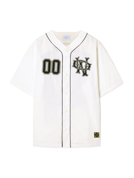 画像1: Off-White™ white 00 baseball shirt (1)