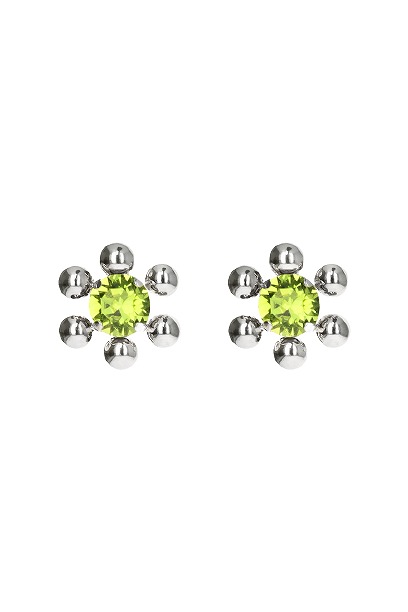 JUSTINE CLENQUET ジュスティーヌクランケ Sadie acid green earrings