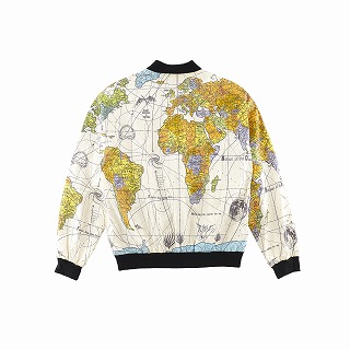 SAINT Mxxxxxx × Dr. Woo セントマイケル DW WORLD MAP PAPER JACKET