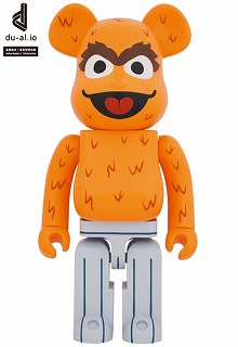 BE@RBRICK ベアブリック OSCAR THE GROUCH (The Original Orange Fur