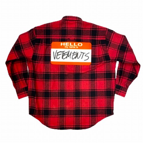 VETEMENTS ヴェトモン シャツ 正規取扱店公式通販 即日発送！１〜３日