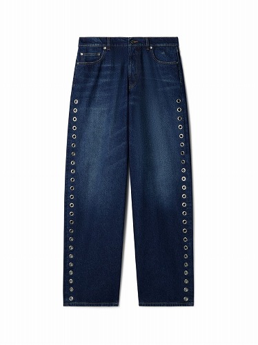 Off-White Eyelet Loose Jeans デニムパンツ【正規取扱店販売品】沖縄 