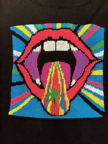 Palm Angels パームエンジェルス CRAZY MOUTH PULLOVER プルオーバー